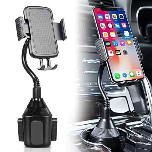 Car Cup Holder, Phone Holder for Car Adjustable Cup Holder for Car Automobile Car Cup Holder Phone Mount for iPhone 12/11 Pro/11/X/8 Galaxy S20/S10/S9/Note 10/9/8 GPS and More