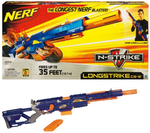 Nerf N-Strike Longstrike CS-6 Dart Blaster (Discontinued by manufacturer)