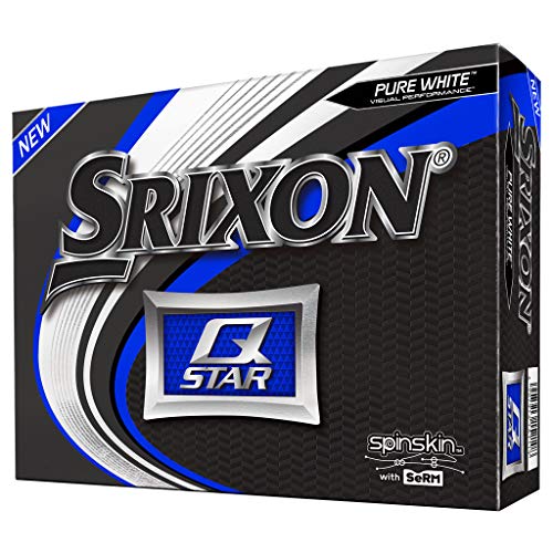 Srixon Q-Star 5 Golf Balls, White (One Dozen), Large
