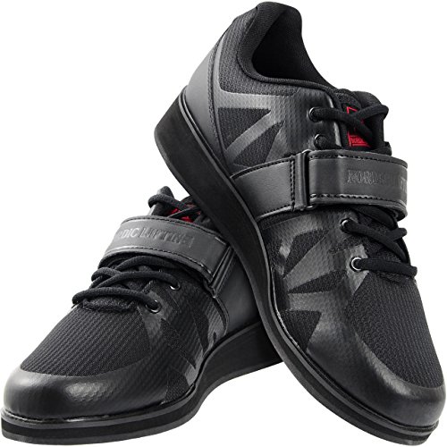 Nordic Lifting Powerlifting Shoes for Heavy Weightlifting - Men's Squat Shoe - MEGIN (Black, us_Footwear_Size_System, Adult, Men, Numeric, Medium, Numeric_11)