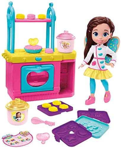 Fisher-Price Nickelodeon Butterbean's Café Magical Bake and Display Oven and 11-inch Doll, Musical Kitchen Playset with Lights Sounds and More, Makes a Great Gift for 3 to 5 Year-Olds