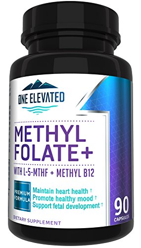 Double Strength & Most Bioactive Methyl Folate! Uniquely Formulated with Highest Pharmaceutical Grade Methylcobalamin (B12), Niacin, B1, B2 B6. Works Synergistically for Max Results-3 Month Supply