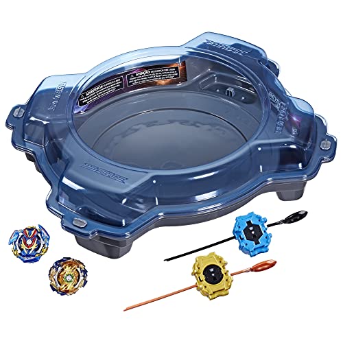 BEYBLADE Burst Pro Series Evo Elite Champions Pro Set -- Complete Battle Game Set with Beystadium, 2 Battling Top Toys and 2 Launchers