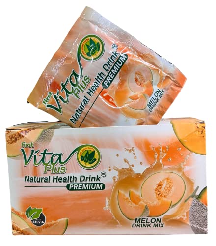 First Vita Plus Natural Health Powder Drink (Melon Flavor) 1 Box = 20 sachets