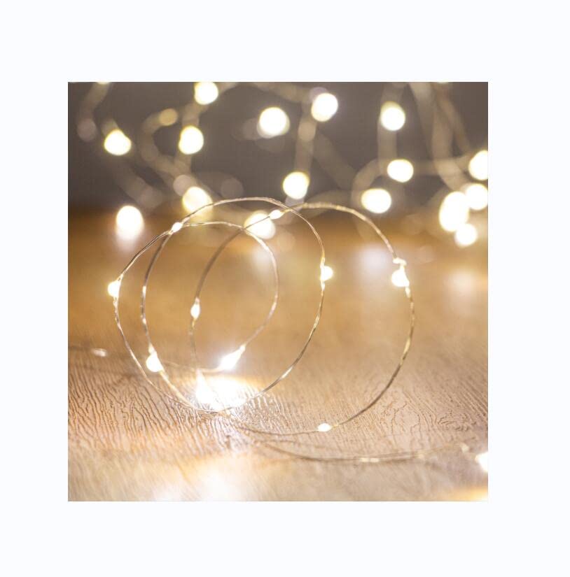 String Lights,Waterproof LED String Lights,10Ft/30 LEDs Fairy String lights Starry ,Battery Operated String Lights for Indoor&Outdoor Decoration Wedding Home Parties Christmas Holiday.(Warm White)
