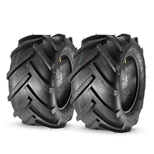 MaxAuto 23x10.50-12 Lawn Mower Tires 23x10.5x12 Garden Tractor Tire 23x10.50 12 NHS AG Tires for Lawn Tractor Mower, 6PLY Rated Tubeless, Set of 2