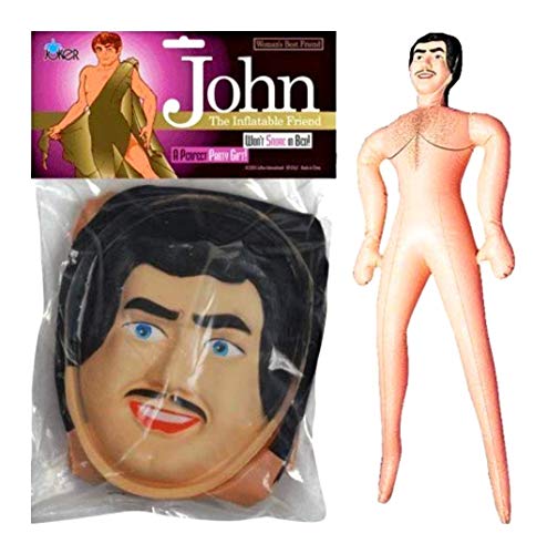 Forum Novelties Inflatable Male John Doll Costume for Halloween, Bachelor & Hen Party Accessories - 60”'