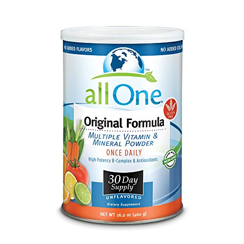 allOne Multiple Vitamin & Mineral Powder, Original Formula | Once Daily Multivitamin, Mineral & Amino Acid Supplement w/ 8g Protein (66 Servings) (30 Servings)