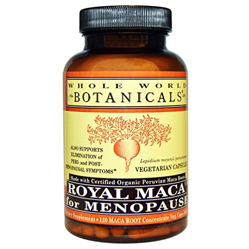 WHOLE WORLD BOTANICALS Royal Maca For Menopause, 120 CT