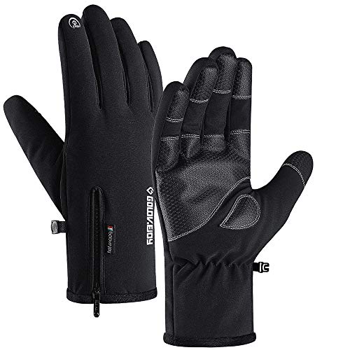 Y&R Direct Mens Winter Gloves -30℉Windproof Waterproof Touch Screen Gloves for Outdoor Work (X-Large)