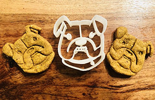 Ludo the English Bulldog - Dog Face Cookie Cutter and Dog Treat Cutter - Dog Face