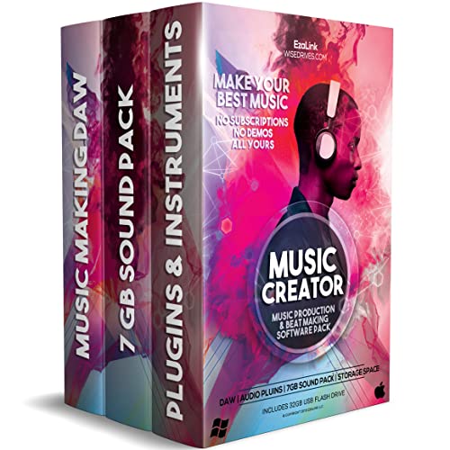 Music Software Bundle for Recording, Editing, Beat Making & Production - DAW, VST Audio Plugins, Sounds for Mac & Windows PC