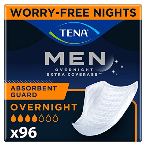 TENA Incontinence Guard for Men, Super Absorbency, 96 Count