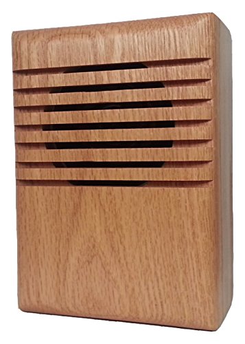 YourBell MP3 Door Chime, Programmable DoorBell, Oak With Clear Coat. Made In The USA By BCS Ideas Corporation.