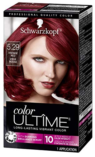 Schwarzkopf Color Ultime Permanent Hair Color Cream, 5.29 Vintage Red