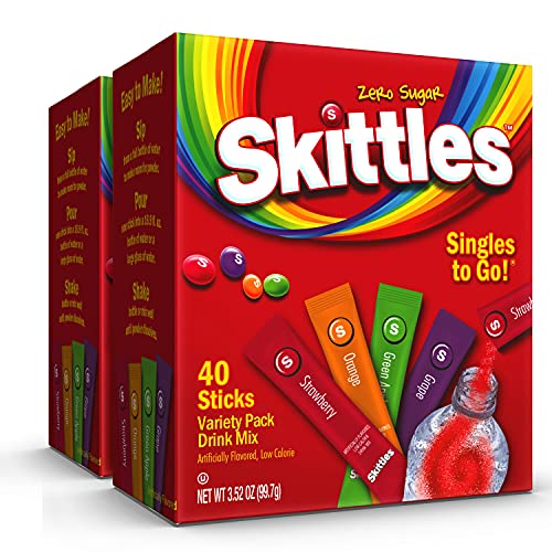 Skittles Singles To Go Variety Pack, 40 CT