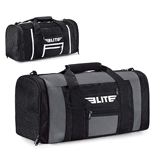 Elite Sports Boxing Gym Duffle Bag for MMA, BJJ, Jiu Jitsu gear,Duffel Athletic Gym Boxing Bag