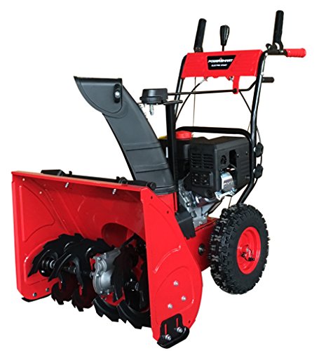 PowerSmart DB7279 24' Two Stage Gas Snow Blower with Electric Start