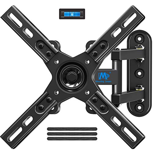 Mounting Dream Monitor Wall Mount for Most 17-39 Inch (Some up to 42 inch)，UL Listed TV Mount TV Bracket with Articulating Arms Tilt Swivel Extension Rotation, Up to VESA 200x200mm and 33 lbs, MD2462