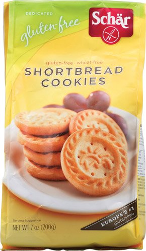 Schar Cookies Gluten Free Shortbread -- 7 oz Each / Pack of 2