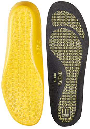 KEEN Utility Men's K-20 Gel Insole with Extra Cushion for Neutral Arches Accessories, Black, S Regular US