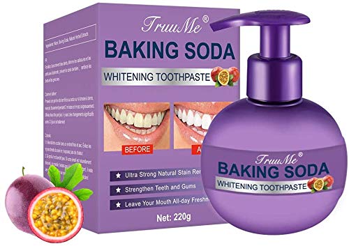 Baking Soda Toothpaste, Intensive Stain Removal Whitening Toothpaste, Teeth Whitening Toothpaste, Prevent Tooth Decay, Natural Stain Removal Refreshing
