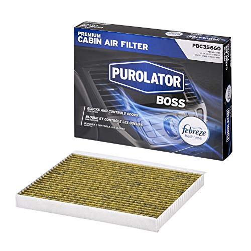 Purolator PBC35660 PurolatorBOSS Premium Cabin Air Filter with Febreze Freshness fits Select Kia and Hyundai