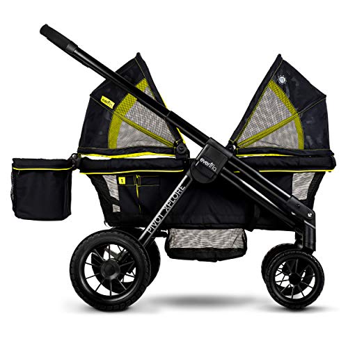 Evenflo Pivot Xplore All-Terrain Stroller Wagon (Wayfarer Black)