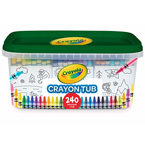 Crayola 240 , Bulk Crayon Set, Cute School Supplies, Gift for Kids, 2 of Each Color [Amazon Exclusive]