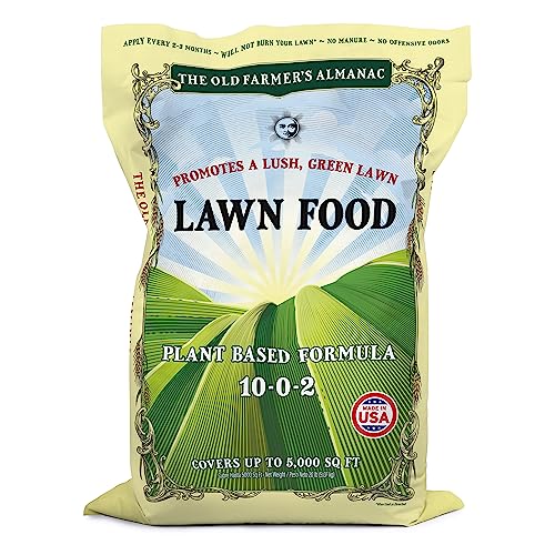 The Old Farmer's Almanac Lawn Food Fertilizer, 5,000 sq. ft.