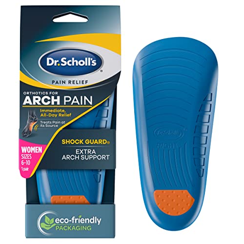 Dr. Scholl's ARCH Pain Relief Orthotics, Insoles for Women (6-10), 1 Pair Shoe Inserts