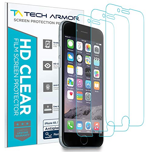 Tech Armor Matte Anti-Glare/Anti-Fingerprint Film Screen Protector Designed for Apple iPhone 6S and iPhone 6 (4.7 Inch) 3 Pack