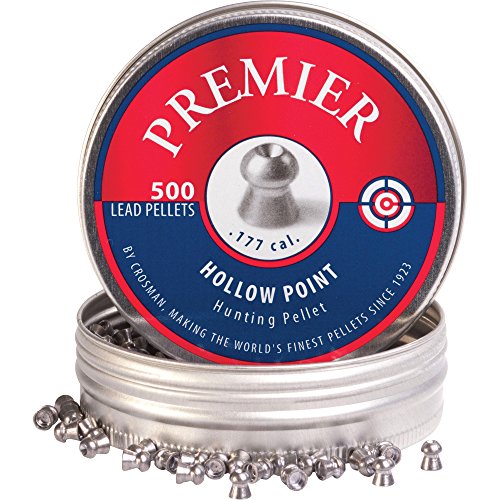 Crosman LHP77 .177-Caliber Premier Hollow Point Pellets (500-Count)