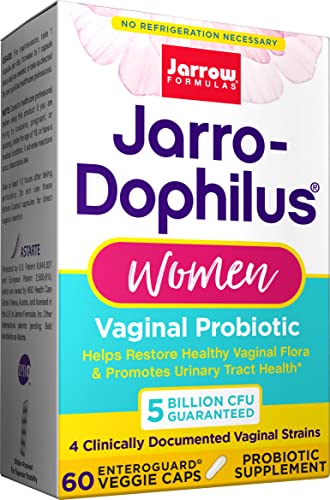 Jarrow Formulas Jarro-Dophilus Women - 5 Billion Viable Organisms Per Serving - 60 Enteric Coated Veggie Caps - Women’s Probiotic - Urinary Tract Health - Up to 60 Servings
