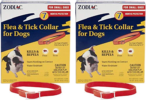 Zodiac Flea & Tick Collar for Small Dogs 5 Month Supply - Pack of 2