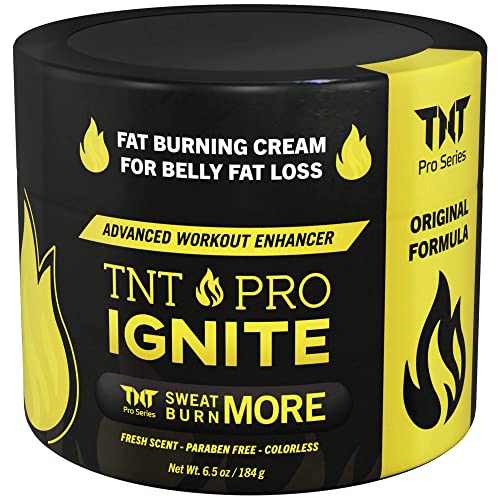 TNT Workout Enhancer Sweat Gel: Hot Cream for Waist Tummy Belly, Sweet Scent - Thigh & Arm Hot Sweat Cream: Exercise Thermogenic Cream for Men & Women, Heat Skin Lotion