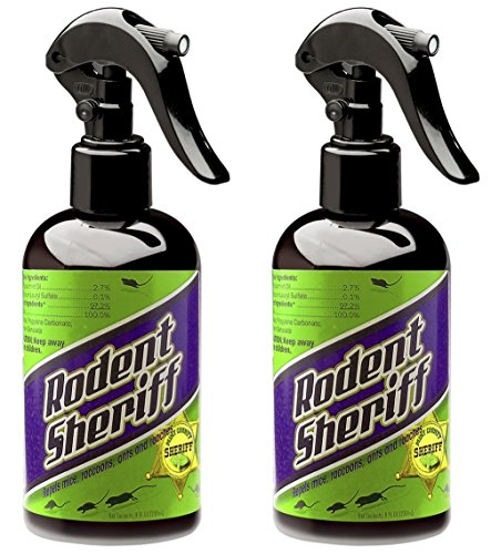 Rodent Sheriff Pest Control - Ultra-Pure Peppermint Spray Repellent - Naturally Repels Mice, Raccoons, Ants, and More - Made in USA (2)