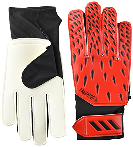 adidas Unisex-Child Training Predator Glove, Red/Solar Red/Black, 4