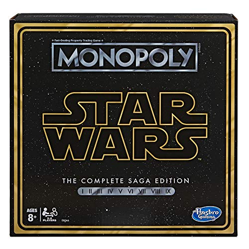 Monopoly: Star Wars Complete Saga Edition Board Game for Kids Ages 8 & Up (Amazon Exclusive)