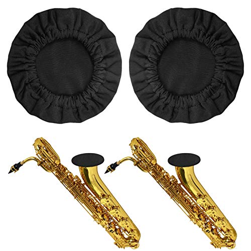 Snowki 2Pcs Reusable Music Instrument Bell Cover - 7' Thickening Trumpet cover for Alto Horn, Baritone Saxophone Bell Cover