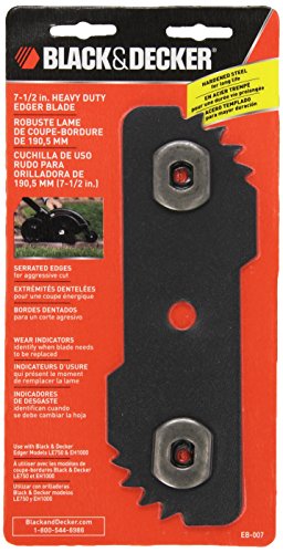 BLACK+DECKER Edger Alloy Steel Replacement Blade for Edge Hog (EB-007)