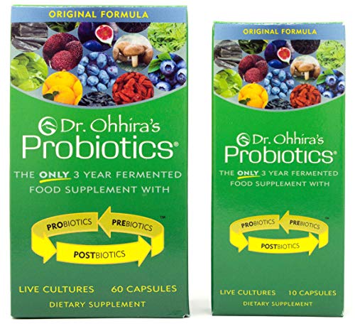 Dr. Ohhira's Probiotics, Daily, Original Formula, 60 Caps with Bonus 10 Capsule Travel Pack, No Refrigeration, Non-GMO