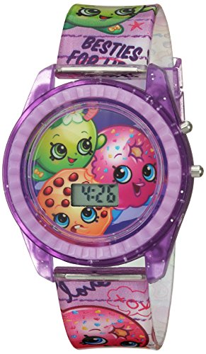 Shopkins Kids' KIN4116 Digital Display Quartz Purple Watch