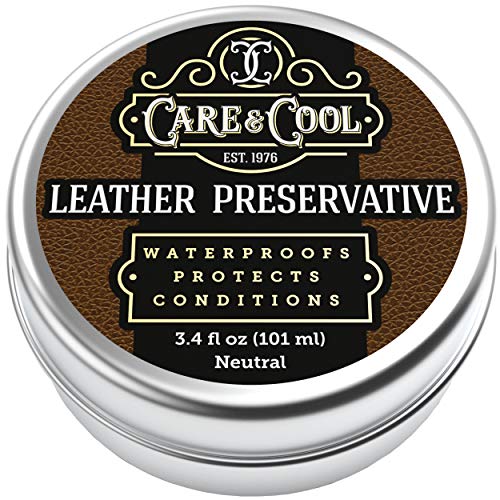 Since 1976, Leather Conditioner, Protector and Renovator (3.4 oz). The Best Waterproofing Leather Restorer for Boots, Shoes, Purses, Jackets, and Furniture to Preserve Your Leather Products Durably.