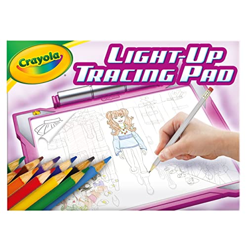 Crayola Light Up Tracing Pad Pink, Toys, Valentines Day Gifts for Kids, Age 6, 7, 8, 9 [Amazon Exclusive]