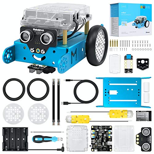 Makeblock mBot STEM Projects for Kids Ages 8-12, Coding Robot Kit Learning & Education Robot Toys Gift for Boys and Girls to Learn Robotics, Electronics and Scratch Arduino Programming While Playing