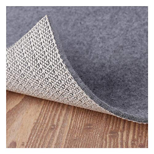 Non Slip Rug Pad Grippers - 8x10, 1/8' Thick, (Felt + Rubber) Double Layers Area Carpet Mat Tap, Provides Protection and Cushioning for Hardwood or Tile Floors