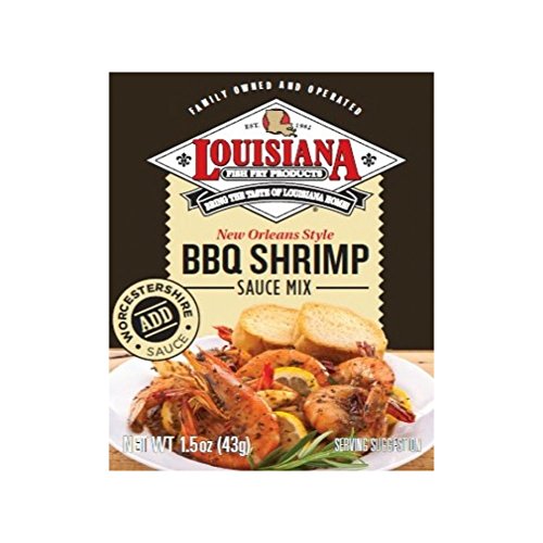 Louisiana Fish Fry BBQ Shrimp Sauce Mix, 1.5-Ounce (Pack of 12)
