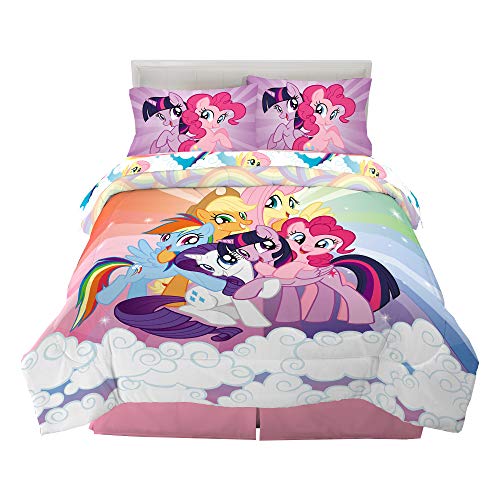 Franco Kids Bedding Super Soft Microfiber Comforter and Sheet Set, 5 Piece Full Size, My Little Pony