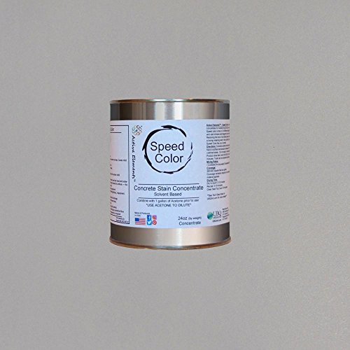 Outdoor fire pit concrete paint - Smoke - 24oz concentrate (Light Grey)